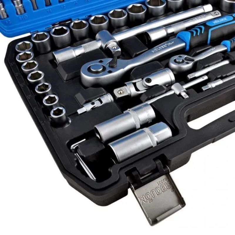 Набір інструментів 1/2″ 1/4″ 94шт 72T CrV Molder у кейсі (MT60094)