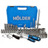 Набір інструментів 1/2″ 1/4″ 94шт 72T CrV Molder у кейсі (MT60094)
