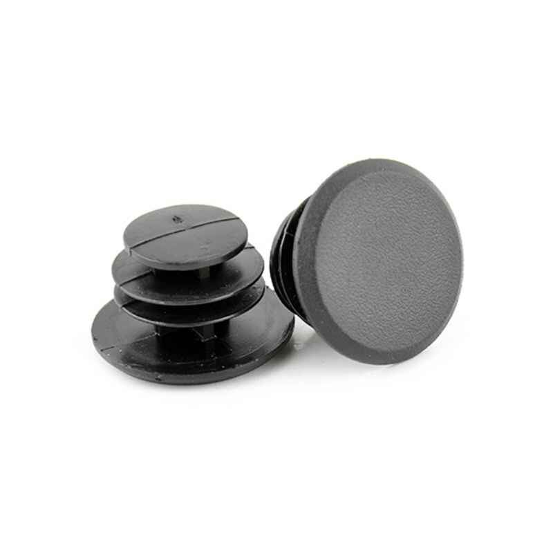 Гріпси на велосипед 13см Grey's з двостороннім замком і заглушками зелені 2шт (GR17520)