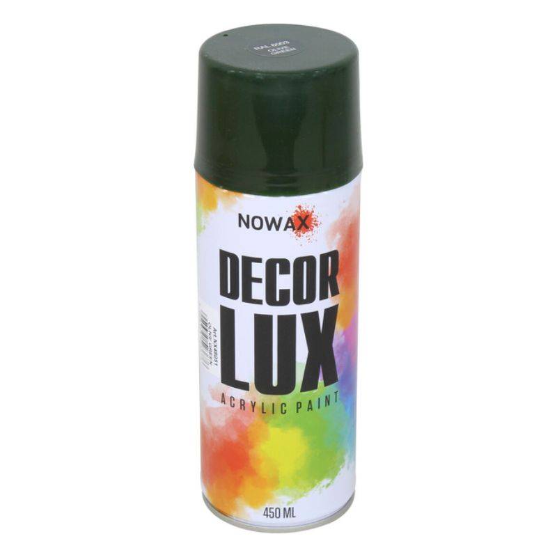 Акриловая краска милитари матовая NOWAX Decor Lux (6003), 450мл (NX48051)