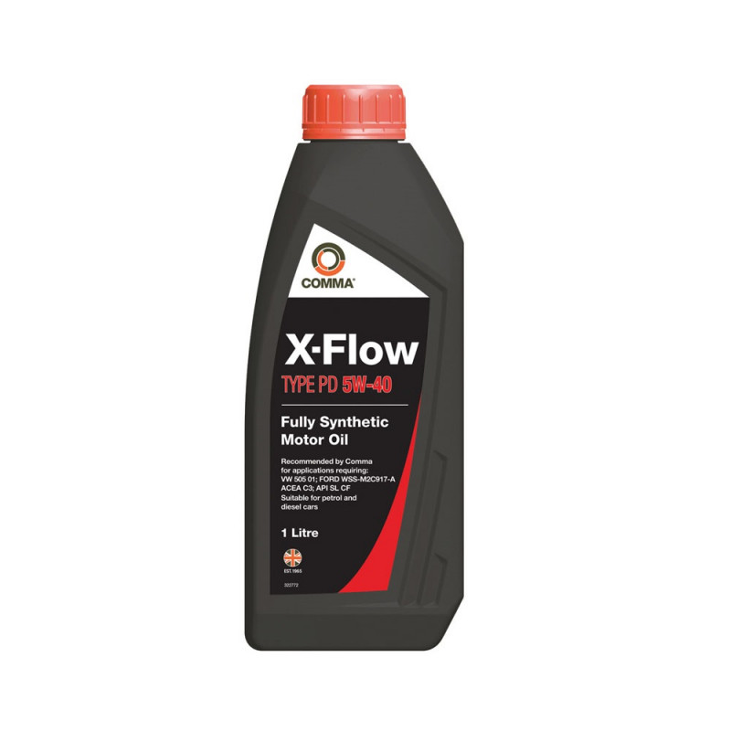 Моторна олива Comma X-FLOW TYPE PD 5W40 API SL/CF; ACEA C3 1л (XFPD1L)