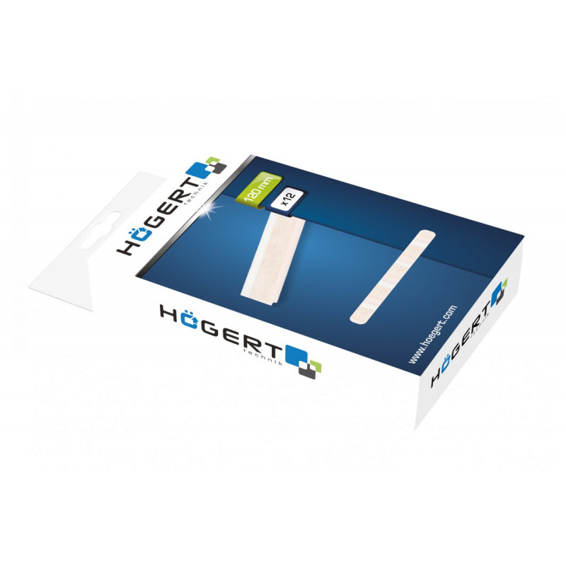 Крейда технічна біла 120мм 12 шт Hogert (HT3B777)
