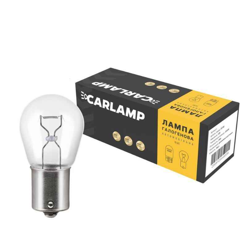 Лампи галогенні P21W 24V Carlamp 10 штук (одна упаковка) (CL2431)