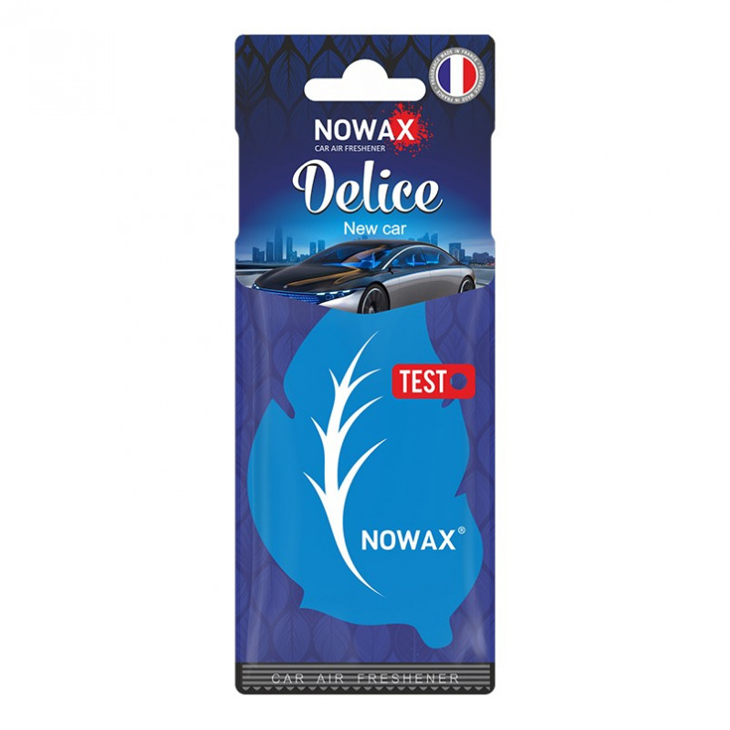 Ароматизатор до машини Nowax Delice - New Car (NX00082)
