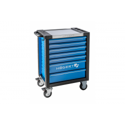 Візок інструментальний 7 ящиків Hogert 346 інструментів (HT7G051)