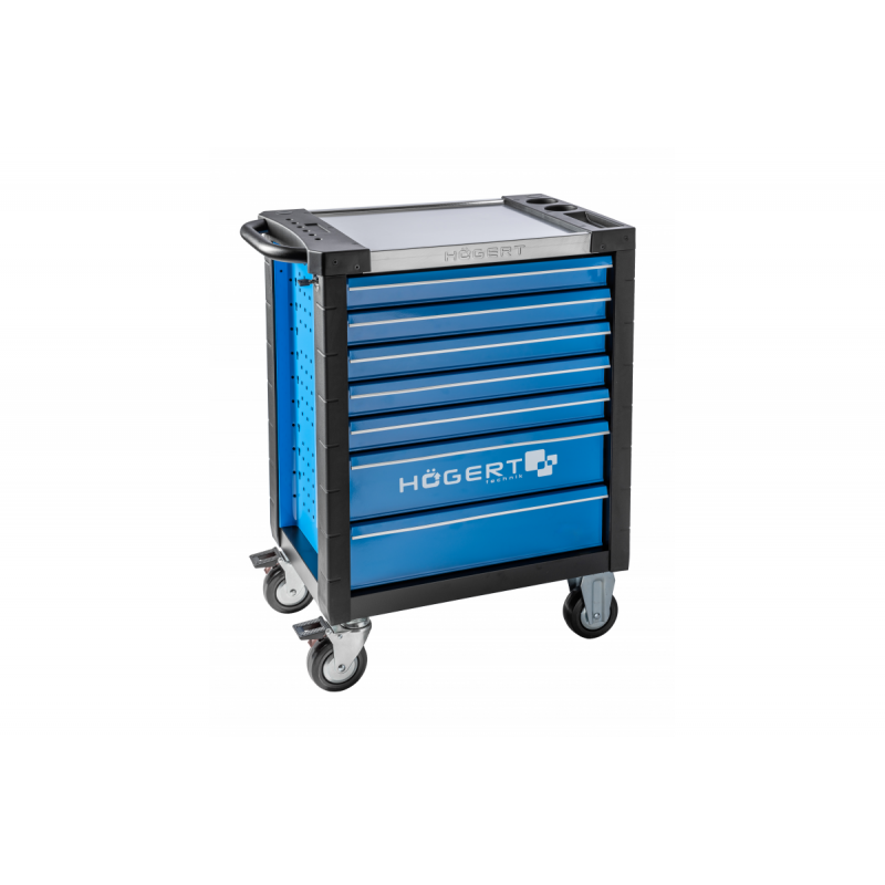 Візок інструментальний 7 ящиків Hogert 346 інструментів (HT7G051)