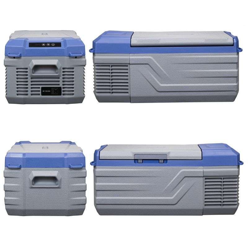 Портативний холодильник 15л Gearo автохолодильник компресорний пластиковий 12/24В 220В (NL15)