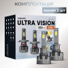 Светодиодные автолампы CARLAMP 99% совместимости с вашим авто Ultra Vision H1 12000 Lm 6500 K (UVH1)