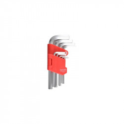 Набір шестигранників короткий 9шт 1.5 2 2.5 3 4 5 6 8 10 мм CR-V MATT CARLIFE (WR2114)