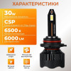 Светодиодные лампы HВ4 9006 для авто Carlamp Nova Vision Led автолампы 6000 Lm 6500 K (NoVHB4)