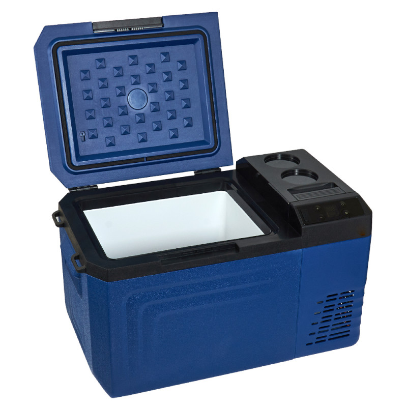 Портативный холодильник 19л BREVIA автохолодильник компрессорный пластиковый 12/24В 220В (22150)