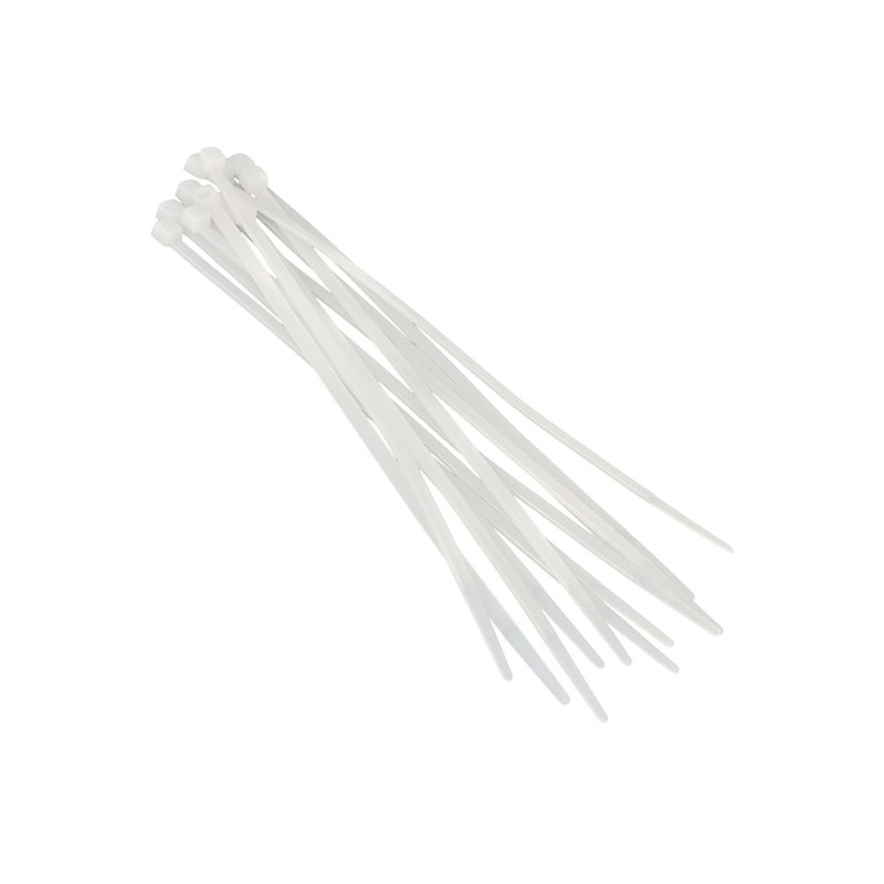 Хомути пластикові білі 4.8x250 BelAuto (W48250)